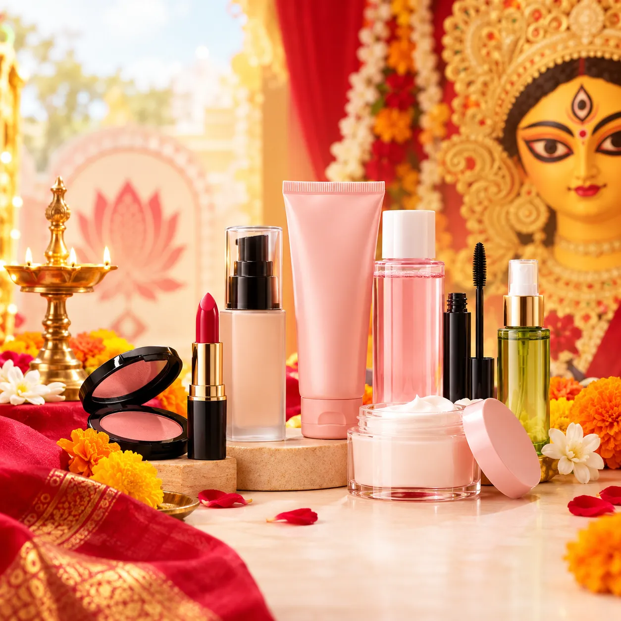 Look More Glowing Than Ever This Puja Season! 💋