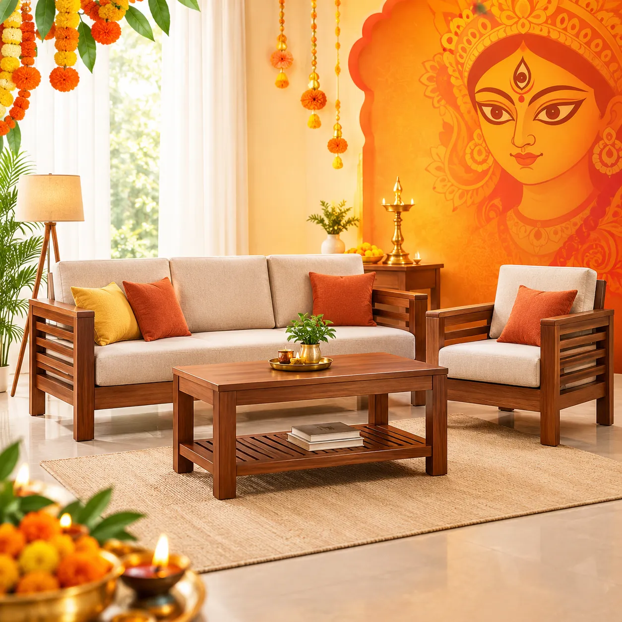 Modern Furniture Sale for Puja Occasion! 🪻