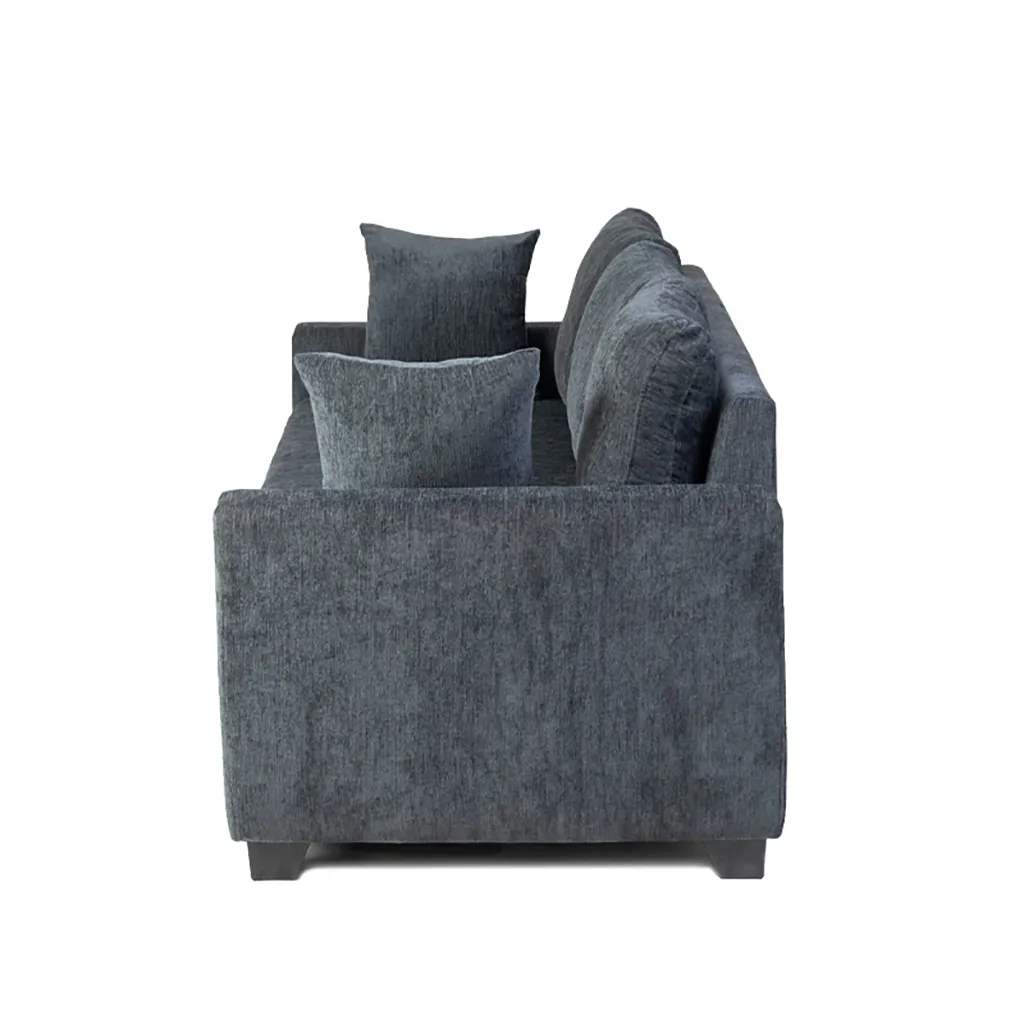 3 Seater Sofas Mintwud Bingo Fabric Sofa Grey, 3 Seater, 2 Cushions
