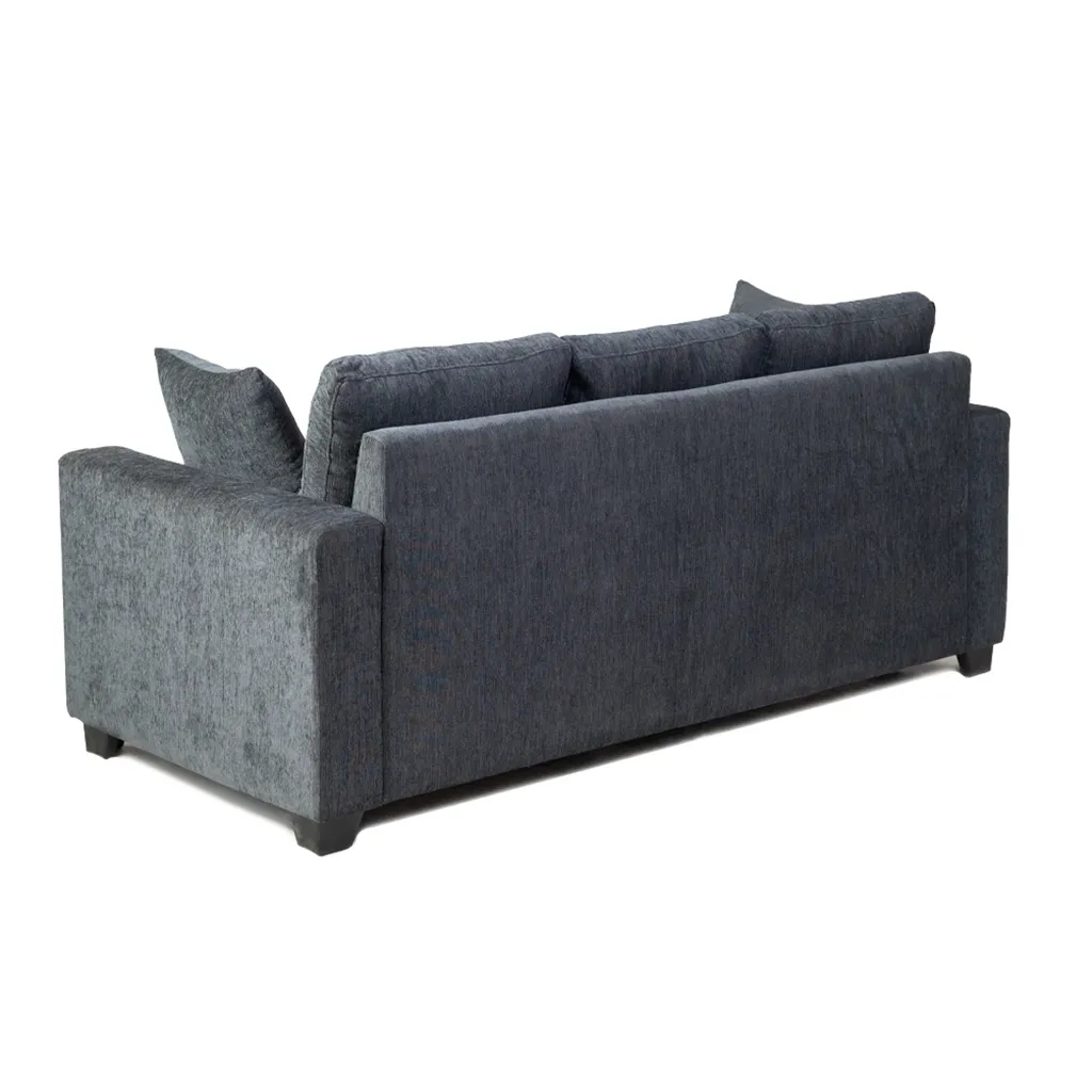 3 Seater Sofas Mintwud Bingo Fabric Sofa Grey, 3 Seater, 2 Cushions