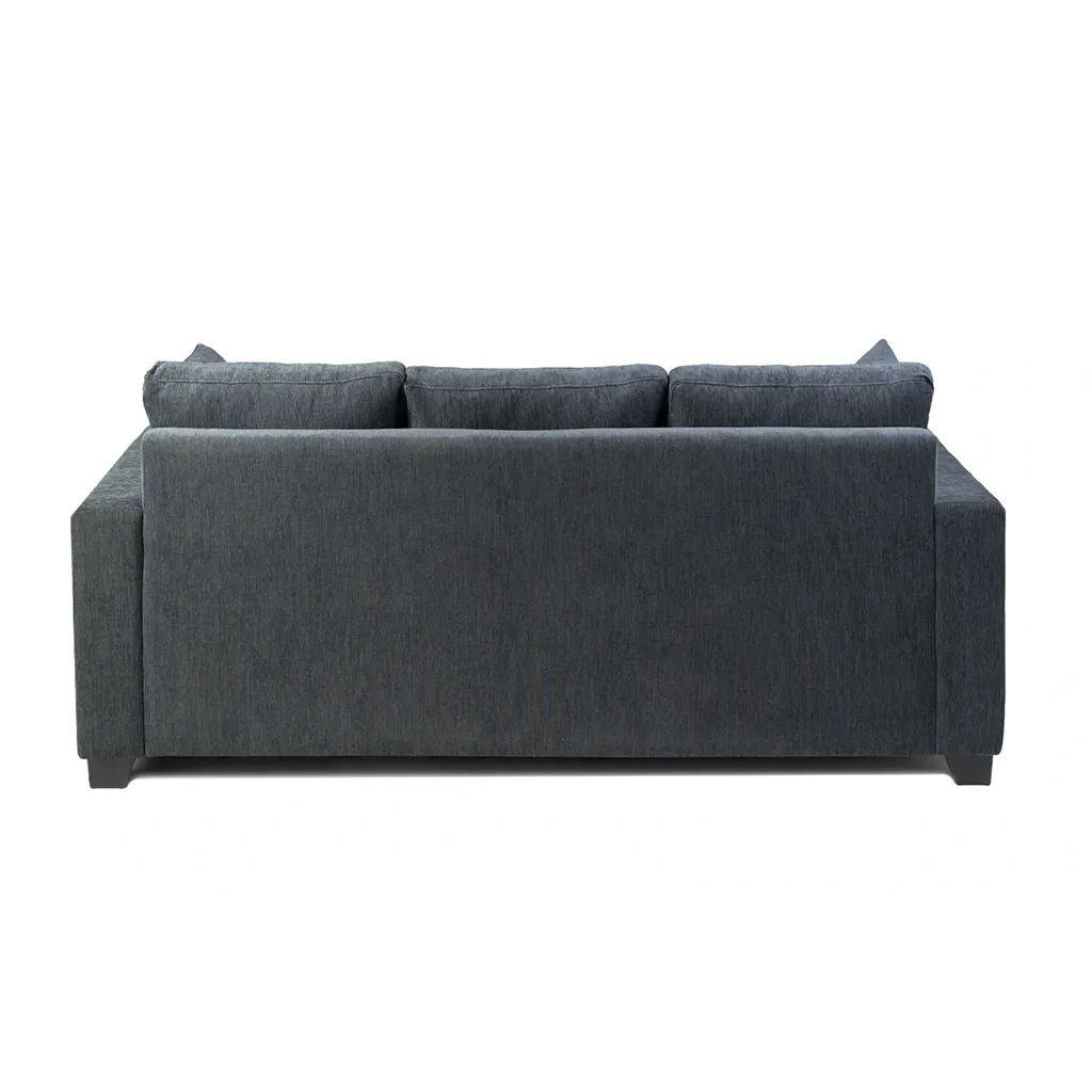 3 Seater Sofas Mintwud Bingo Fabric Sofa Grey, 3 Seater, 2 Cushions