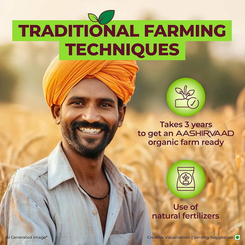 Aashirvaad Organic Moong Dal - 100% Organic, Protein-Rich, Unpolished, 1 kg