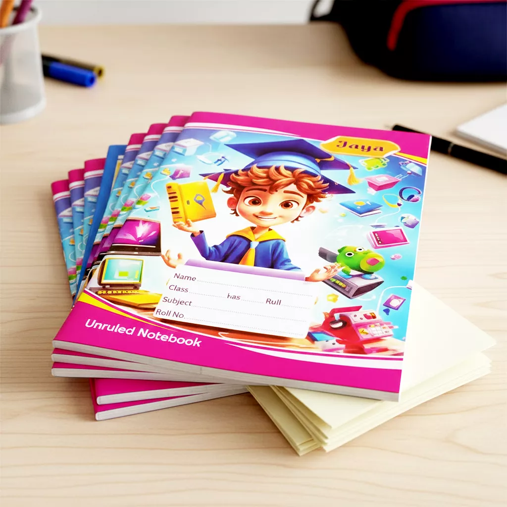 Workout Books JAYA DC Notebook Pack of 6 (120 Pages)