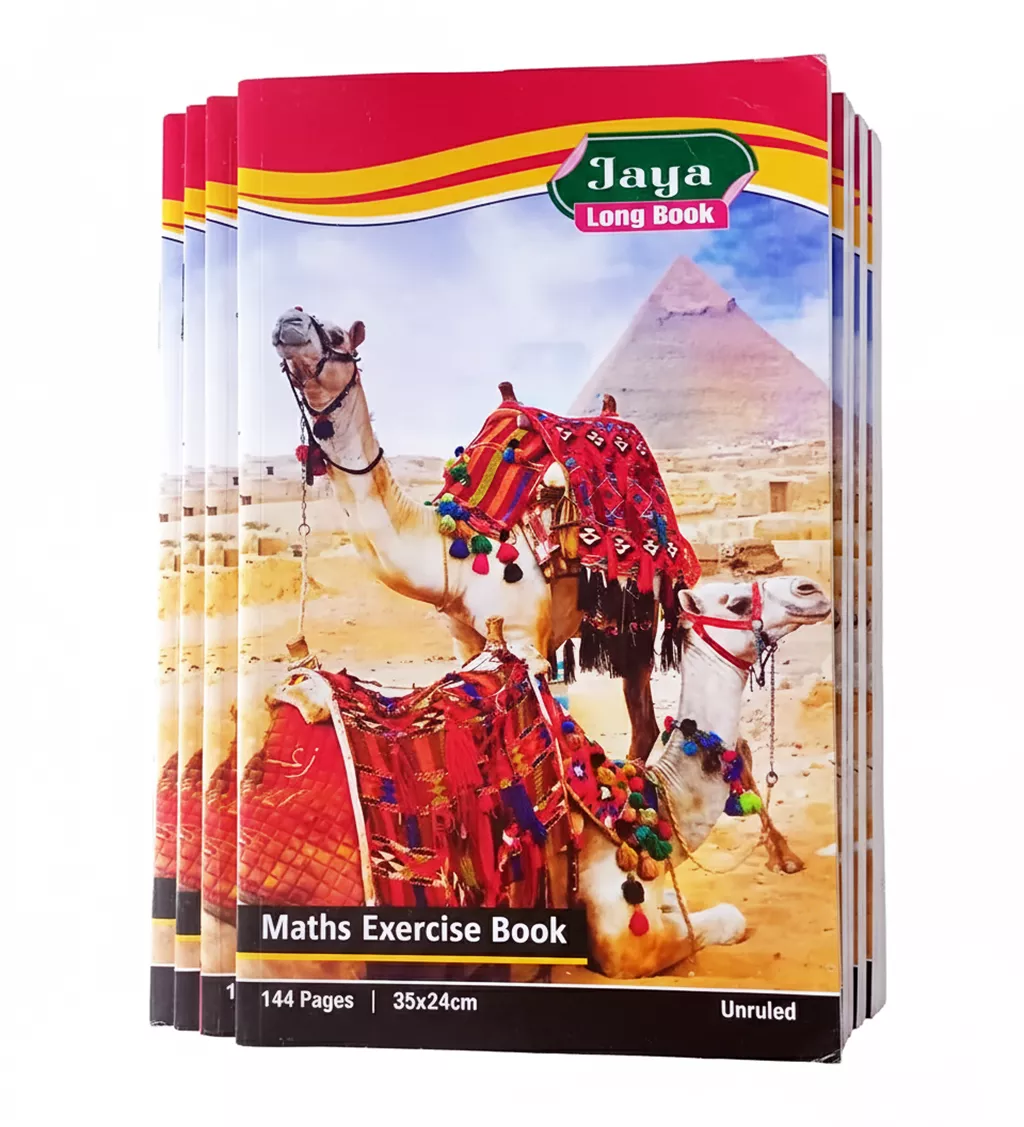 Maths Exercise Books JAYA 6pcs 144 Pages 35x24cm-Unruled