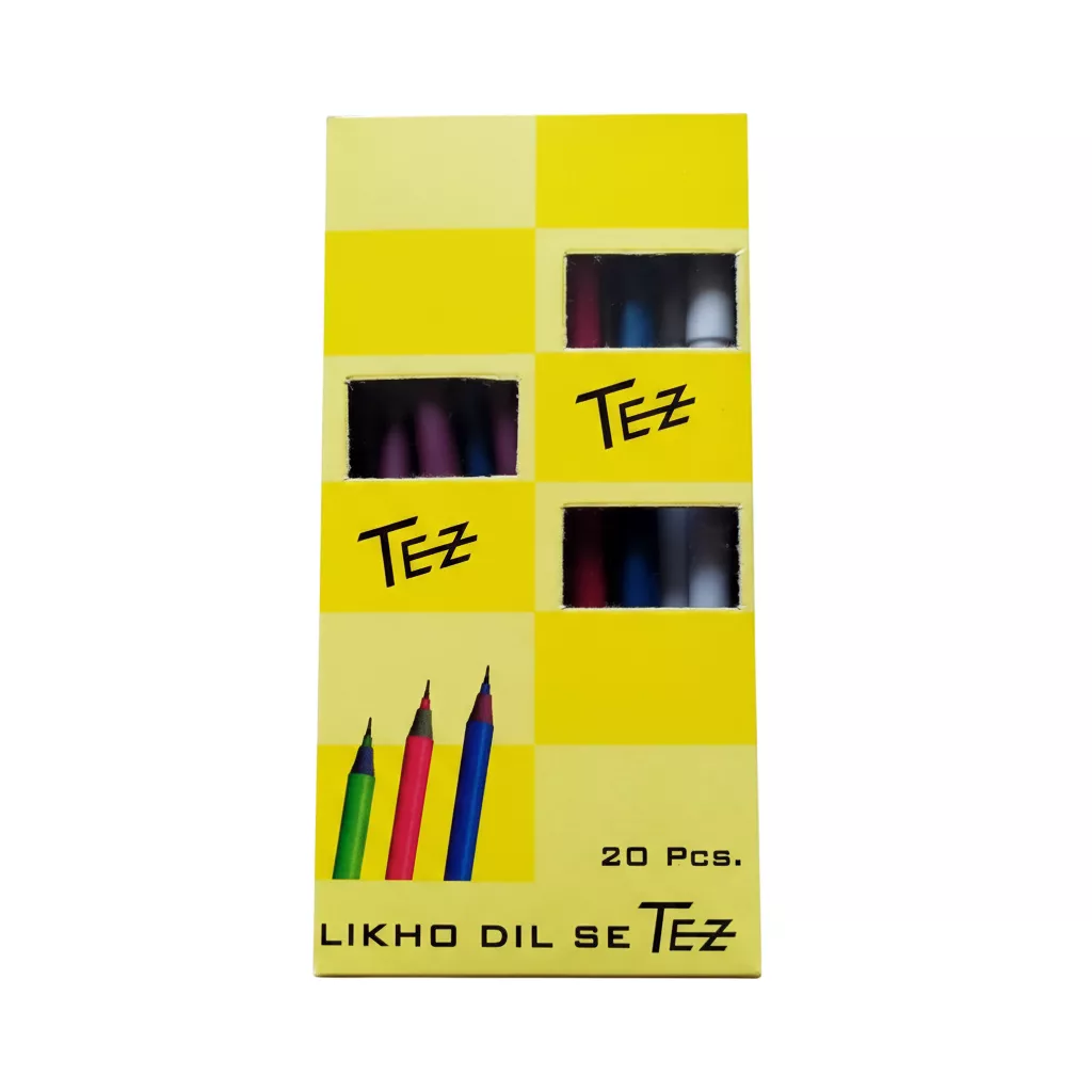 Best Ballpoint Pen TEZ PENCILO 20pcs Blue 0.5mm