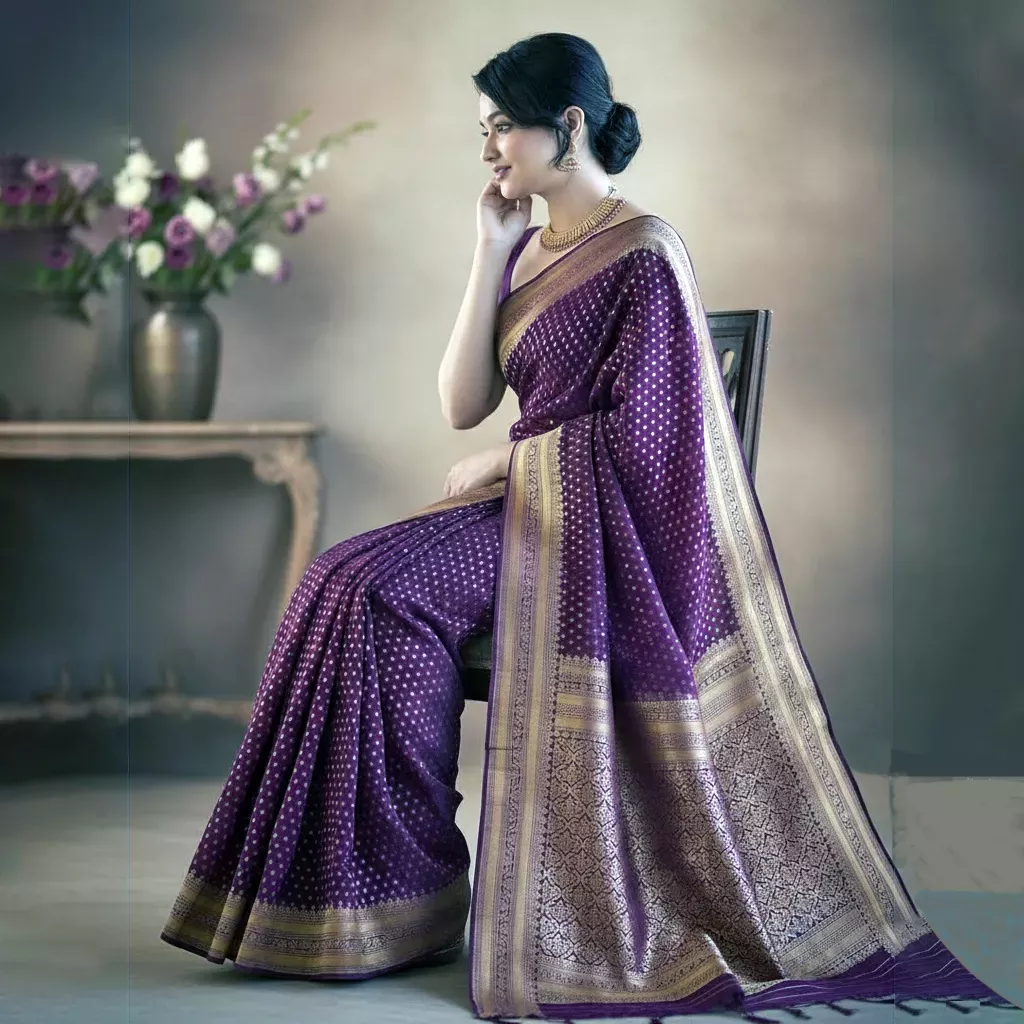 Kanjivaram Saree Banarasi Art Silk Party Wear