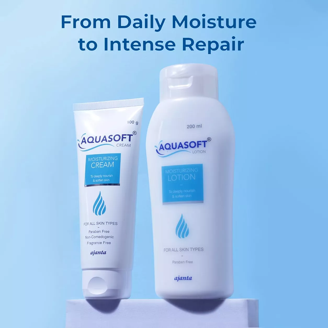 Natural Skin Moisturizer AQUASOFT Moisturising Cream 150g | 1 Pack