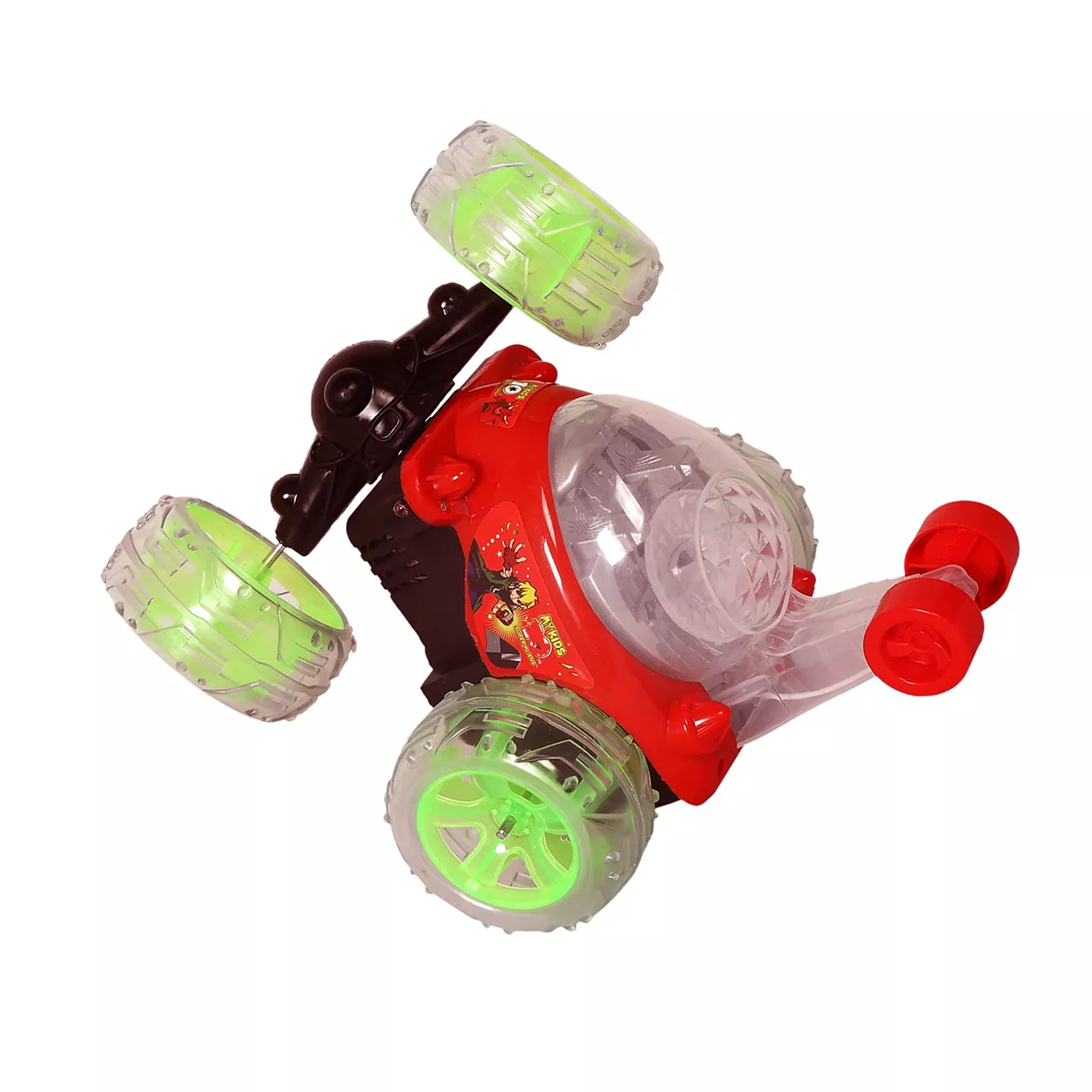 Stunt Car Remote Control – Generic Dino World 360° Spin Stunt Car Red