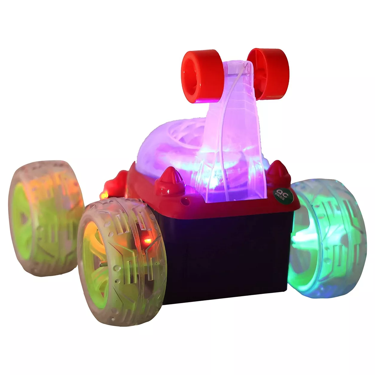 Stunt Car Remote Control – Generic Dino World 360° Spin Stunt Car Red