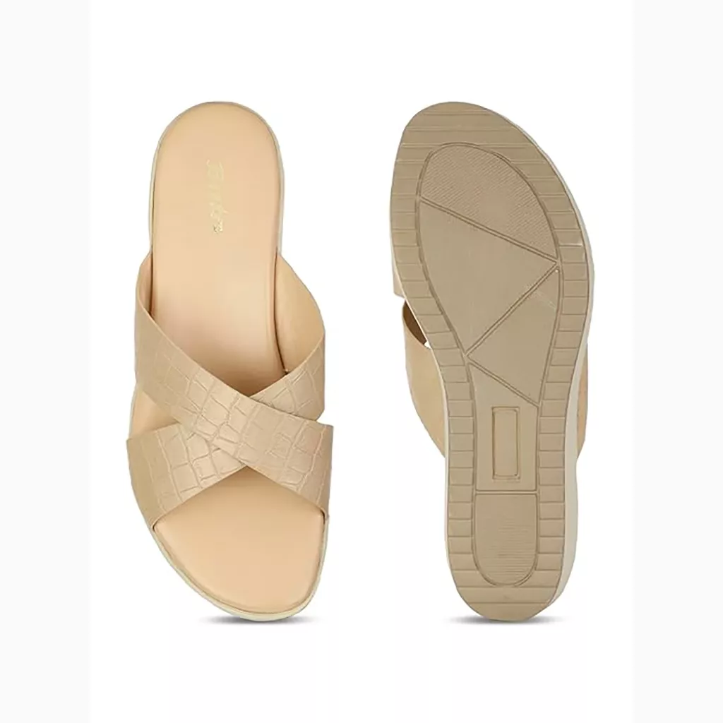 Bata Women's Platform Heel Sandal – Casual Lace-Up Open Toe, Beige, Size 6 UK