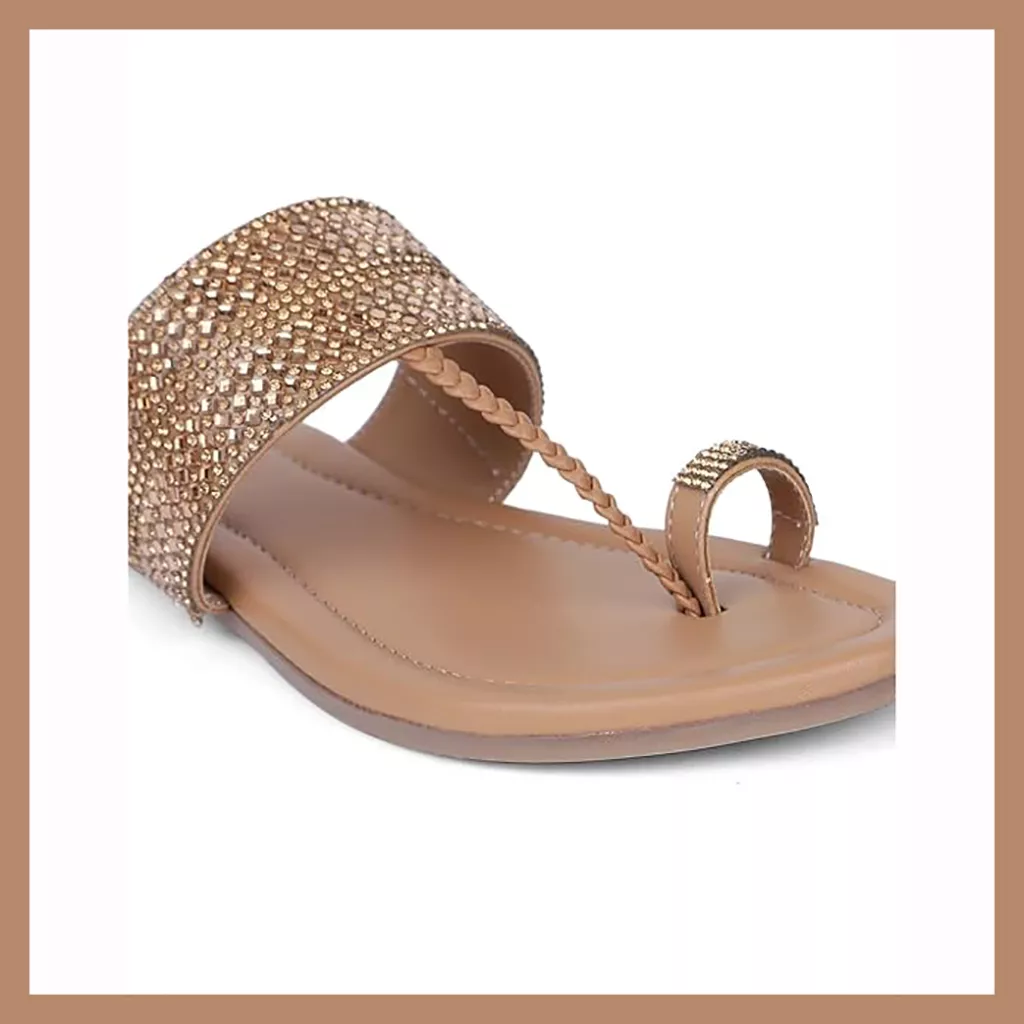 Bata Women's Slip-On Sandal Casual Flat Open Toe Tan Size 6 UK
