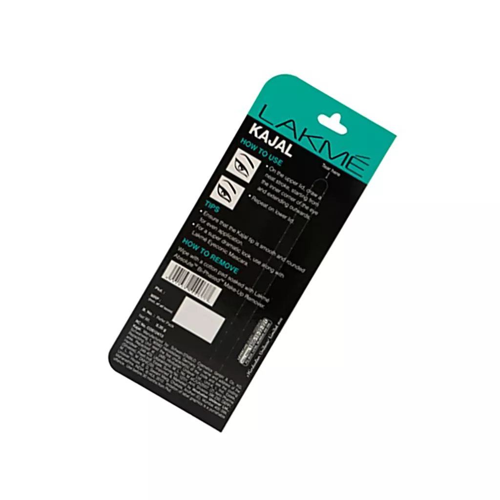 lakme eyeconic kajal Turquoise Waterproof Smudge Proof 0.35g | 1 Count
