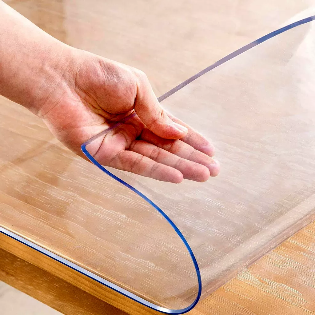 Transparent PVC Table Cover NABAAT 24x36 Inch, 1mm Waterproof Protector