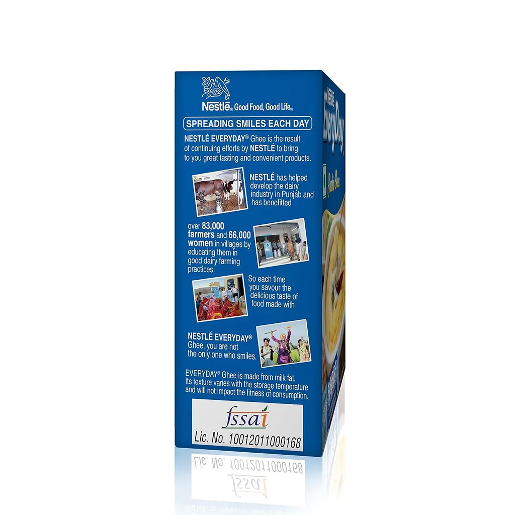 Nestlé EVERYDAY Shahi Ghee 1 L Pure Milk Fat for Cooking and Sweets