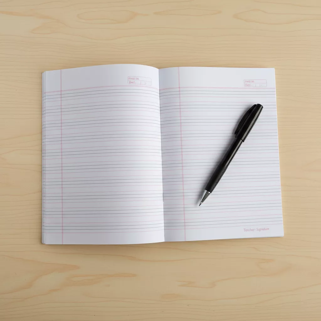 Best Workout Books Alternative – JAYA 4-Line Notebook 6pcs
