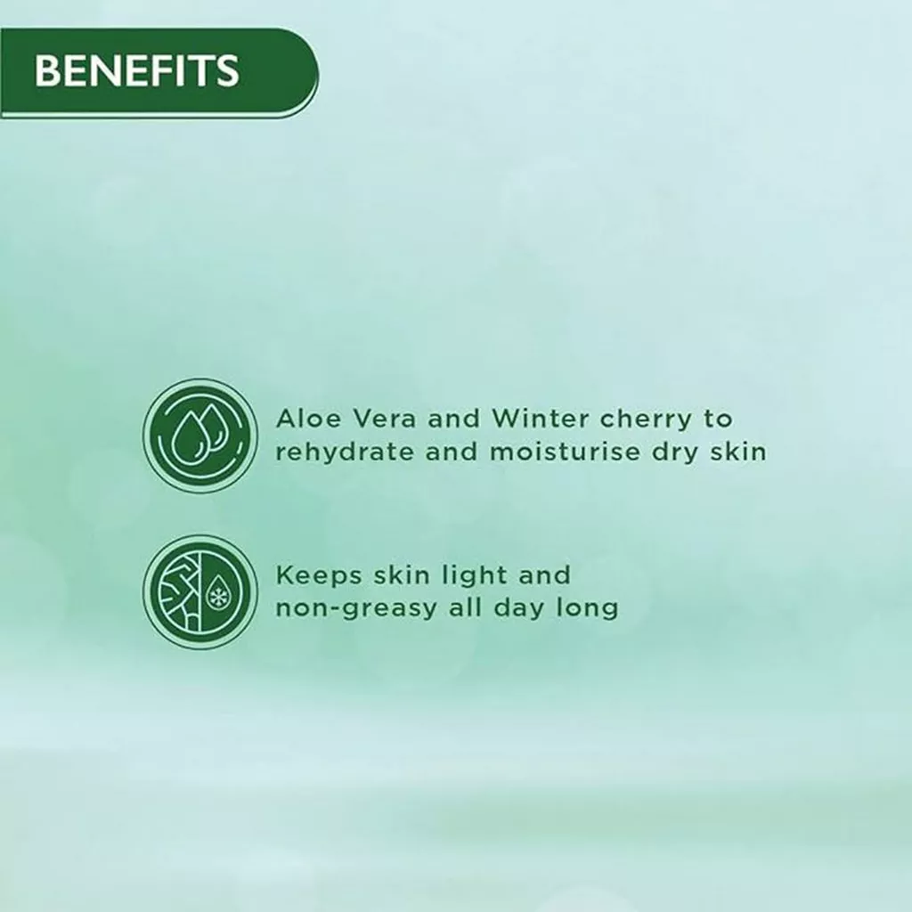 Moisturizer for Dry Skin Himalaya Aloe Vera Face Gel Pack of 2 100ML