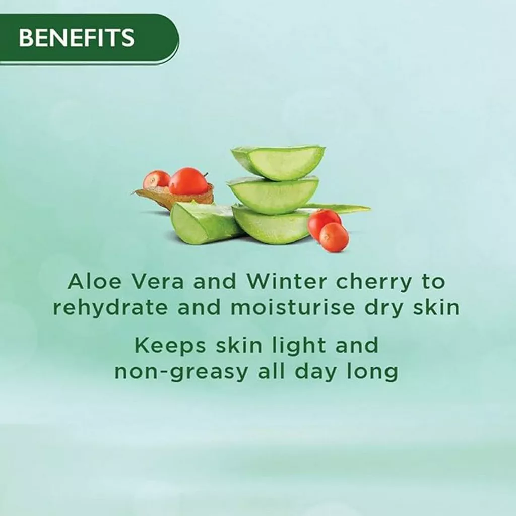 Moisturizer for Dry Skin Himalaya Aloe Vera Face Gel Pack of 2 100ML