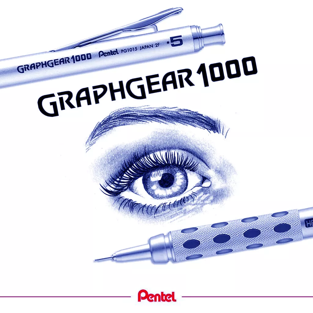 Precision Mechanical Pencil Pentel GraphGear 1000 0.5mm Pack