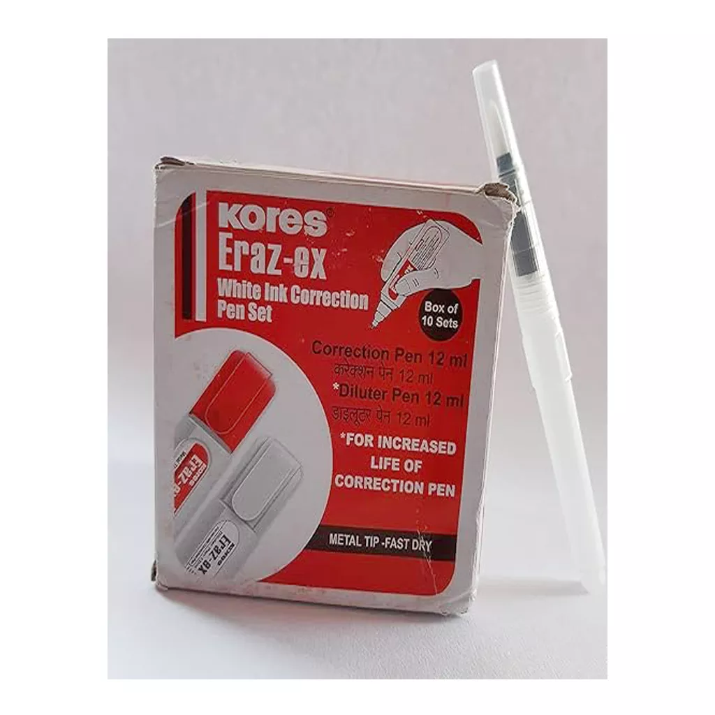 Erasable Ink Pens Girirajji Correction Whitener Set of 2