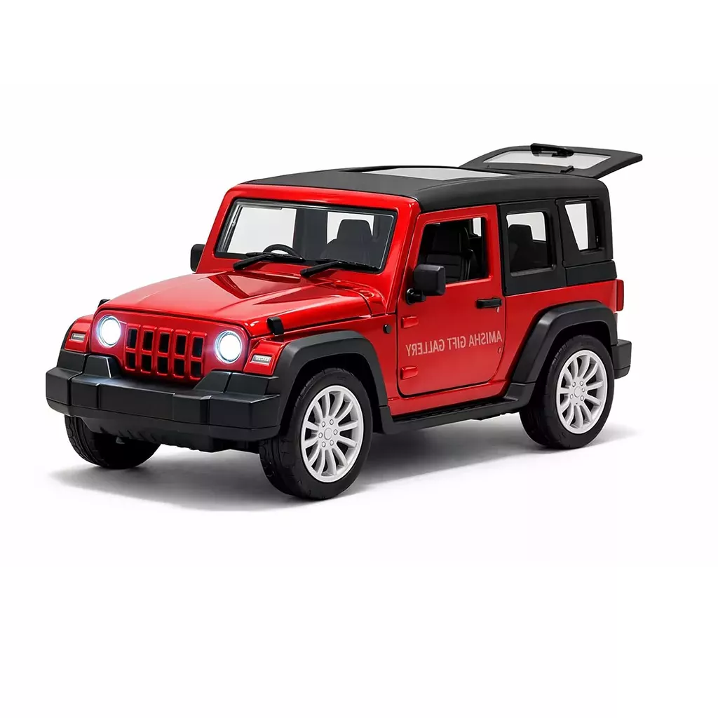 Activities Toys Amisha Thar Roxx Die-Cast Pull Back Car Red