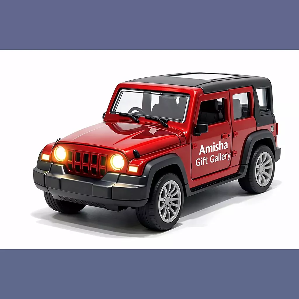 Activities Toys Amisha Thar Roxx Die-Cast Pull Back Car Red